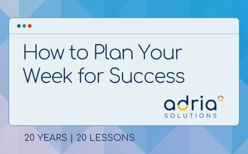 How to Plan Your Week for Success - by David Berwick